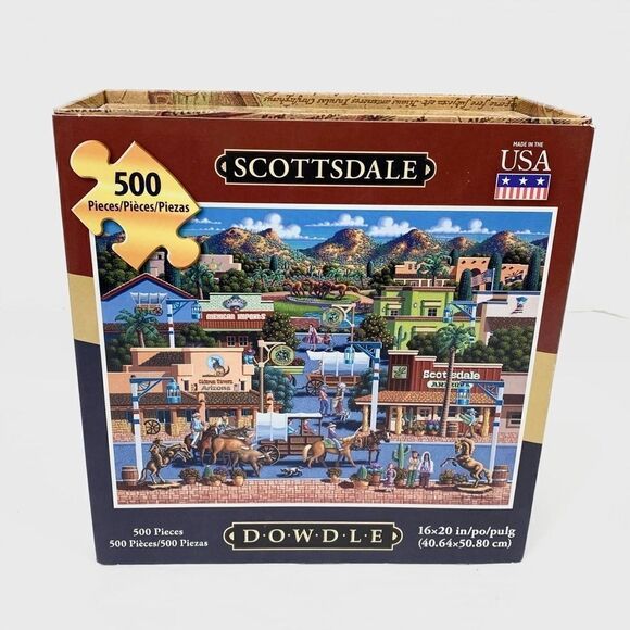 500 Piece Dowdle Puzzles Scottsdale Arizona - Picture 1 of 6